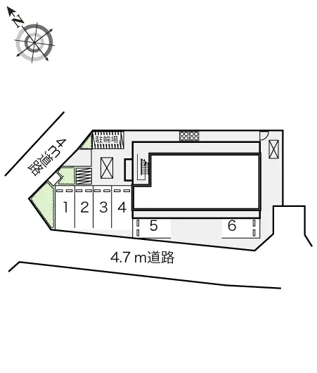 ★手数料０円★枚方市堂山　月極駐車場（LP）